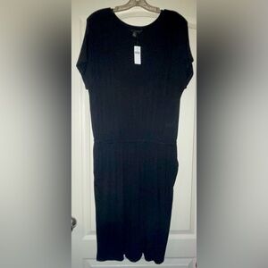 BRAND NEW BANANA REPUBLIC SHORT SLEEVE CINCHED WAIST MIDI DRESS
